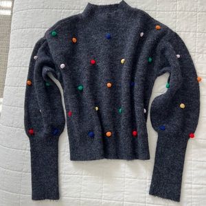 Sugar Lips Pom Pom Sweater